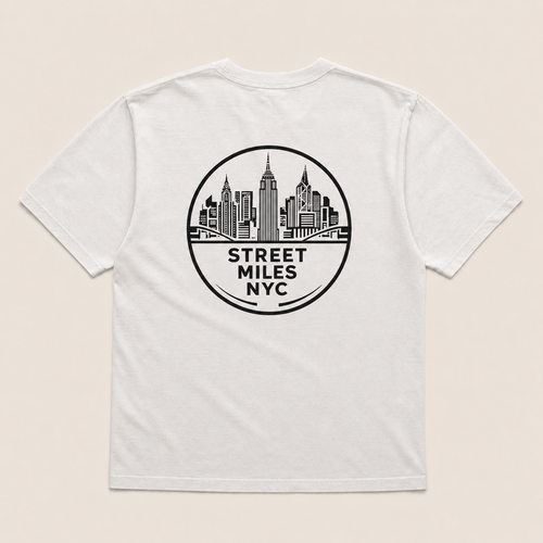 SMNYC FADED WHITE Heavy Faded Minus Tee
