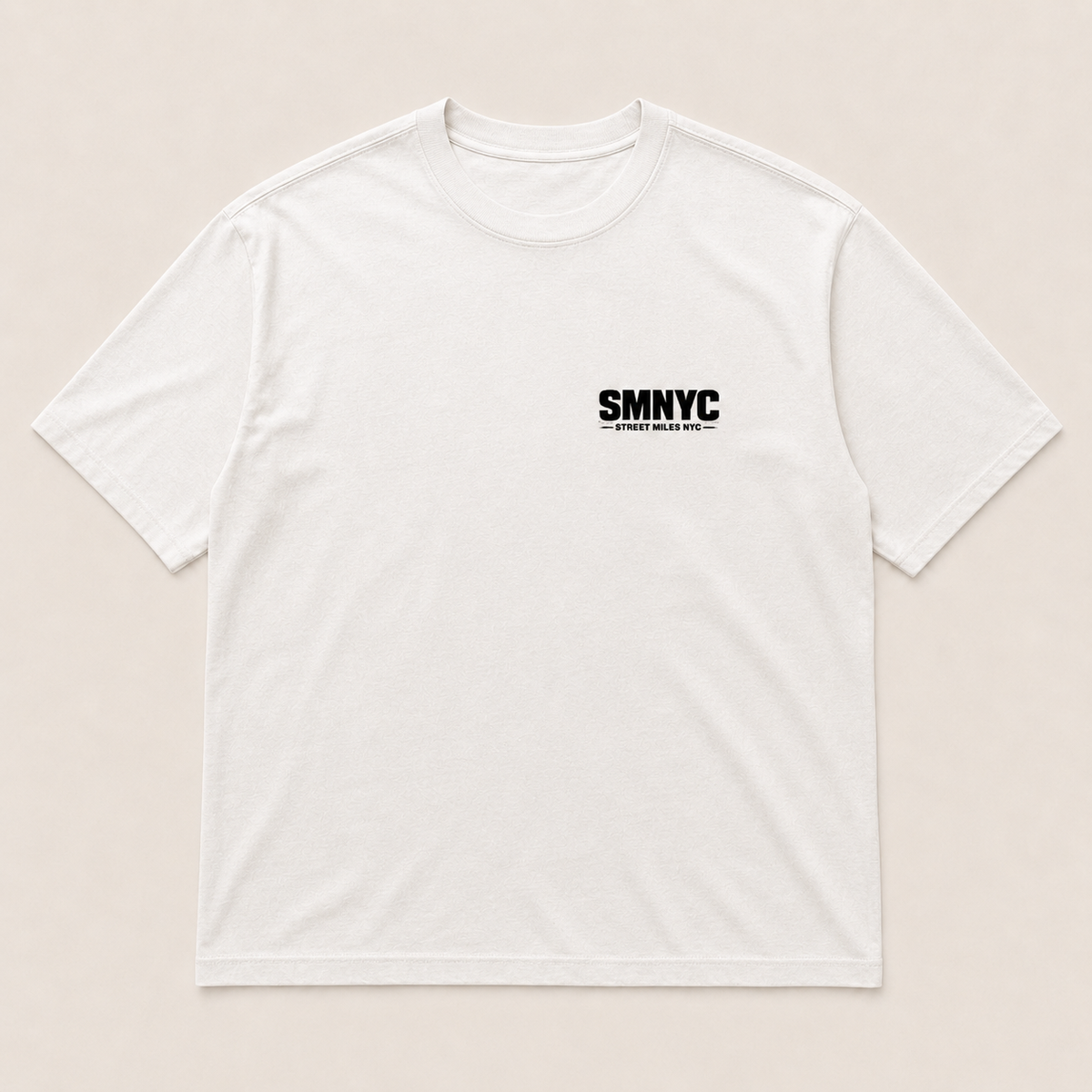 SMNYC FADED WHITE Heavy Faded Minus Tee