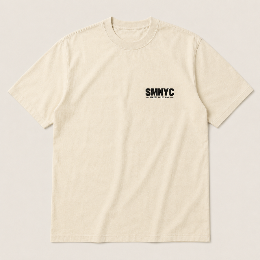 SMNYC Faded Bone Heavy Faded Minus Tee
