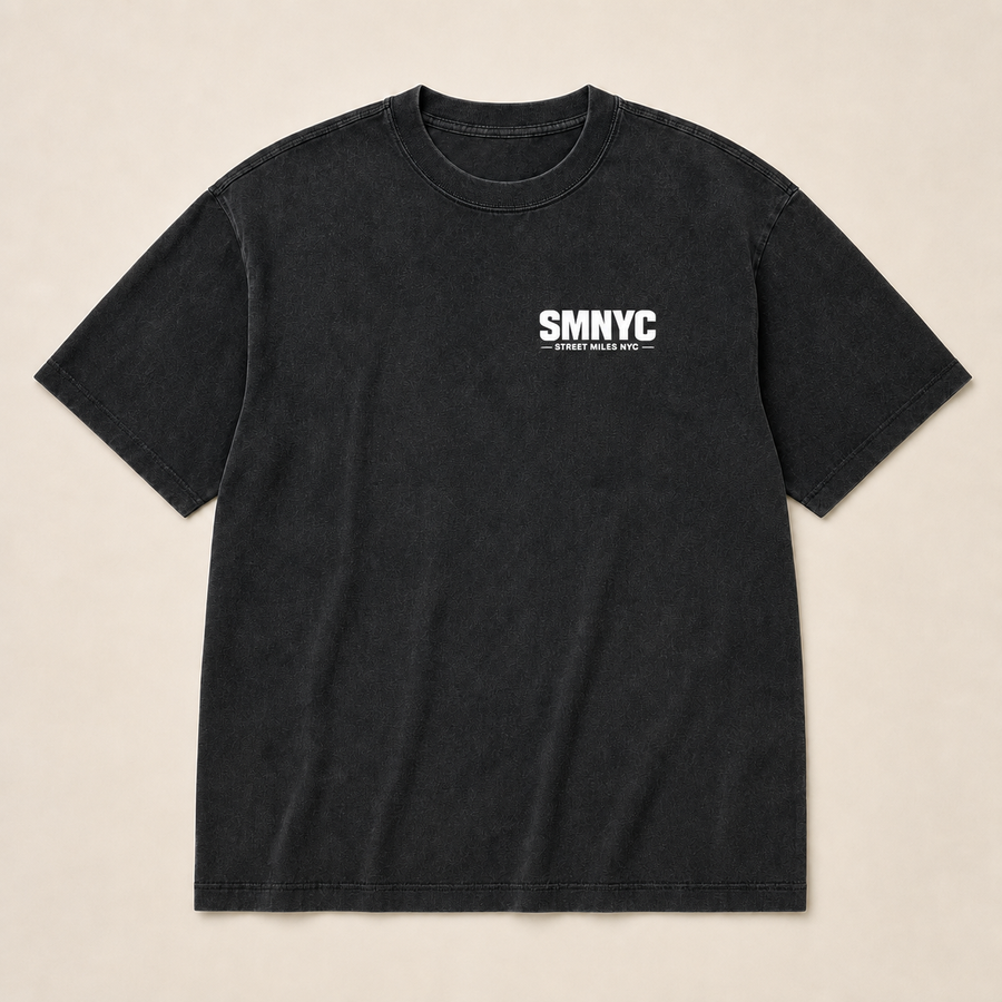 SMNYC Faded Black Faded Minus Tee