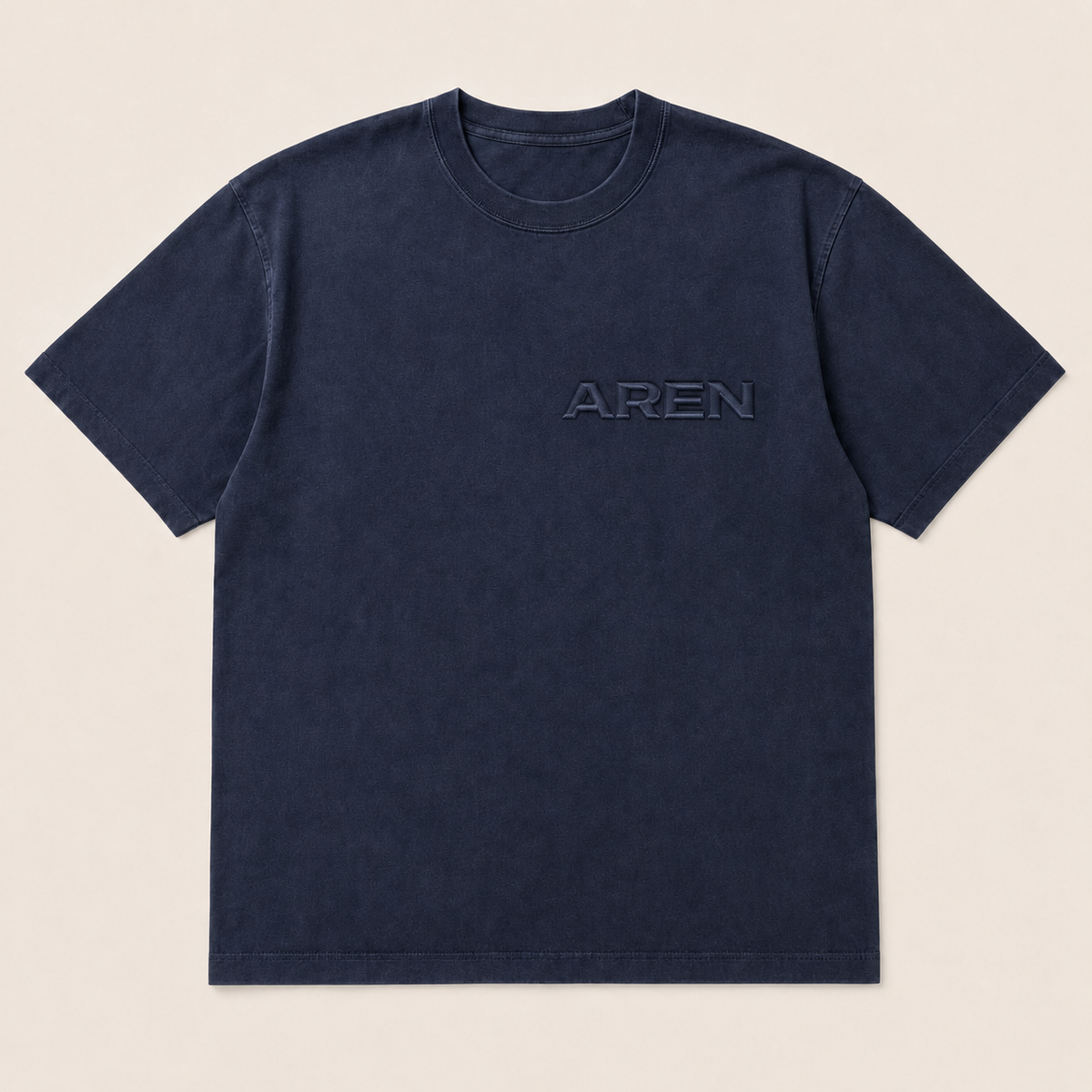 AREN VINTAGE NAVY Boxy Heavy Tee