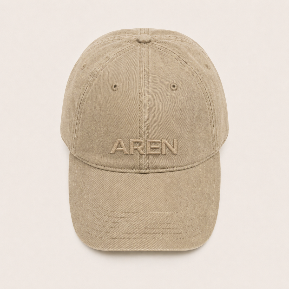 AREN KHAKI Bio-Washed Dad Hat