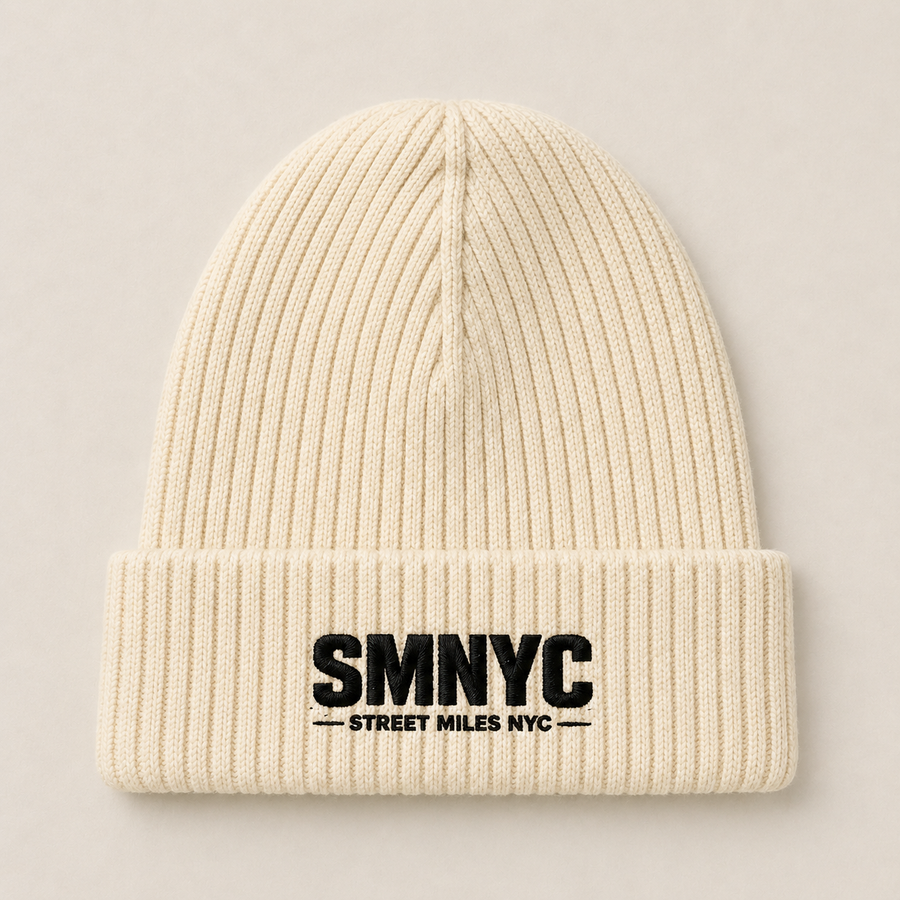 SMNYC ECRU Cuff Beanie