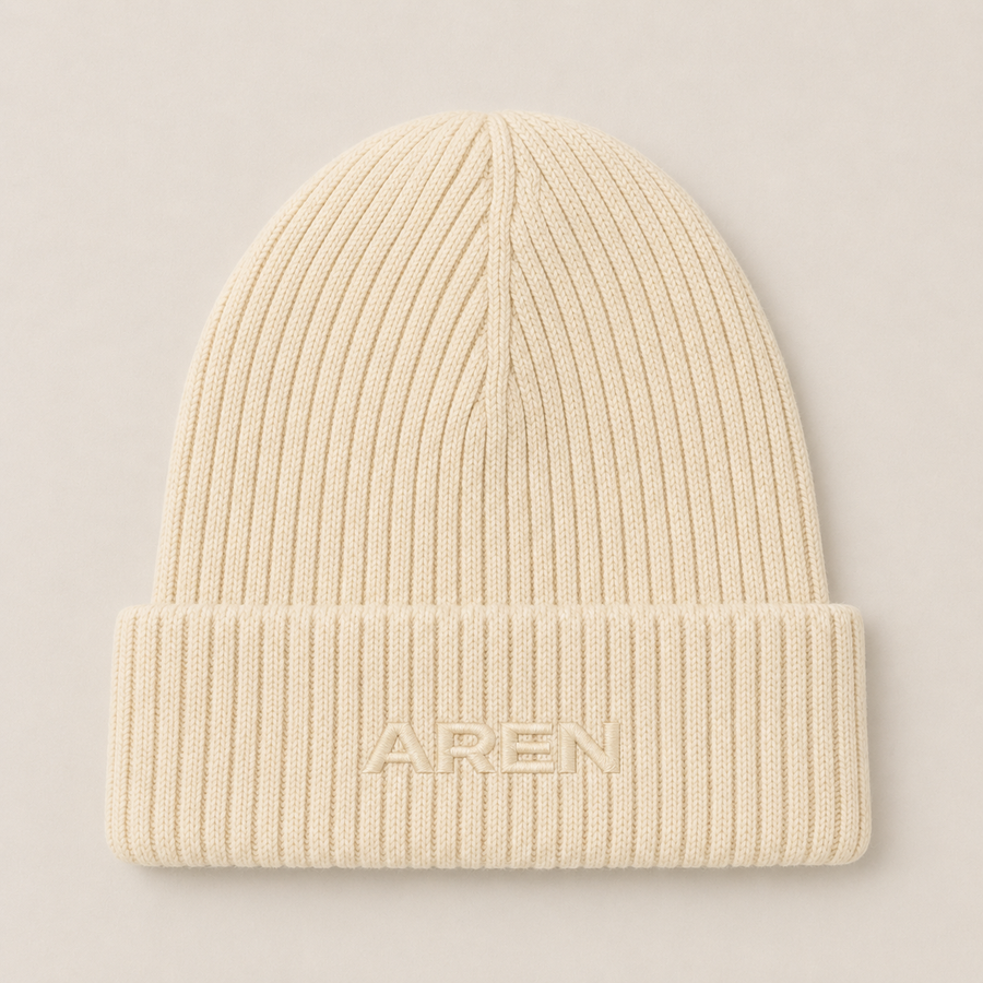 AREN ECRU Cuff Beanie