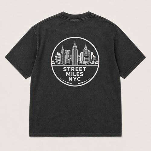 SMNYC FADED BLACK WOMEN'S Heavy Faded Tee