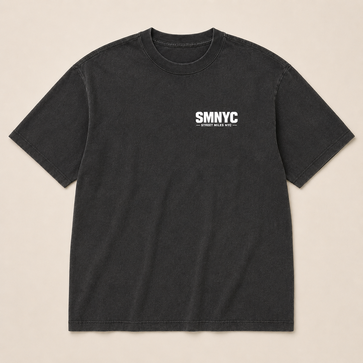 SMNYC FADED BLACK WOMEN'S Heavy Faded Tee