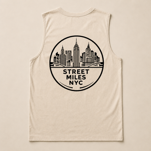 SMNYC FADED BONE Heavy Faded Tank