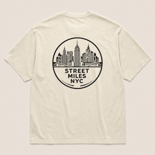 SMNYC FADED BONE Heavy Faded Tee