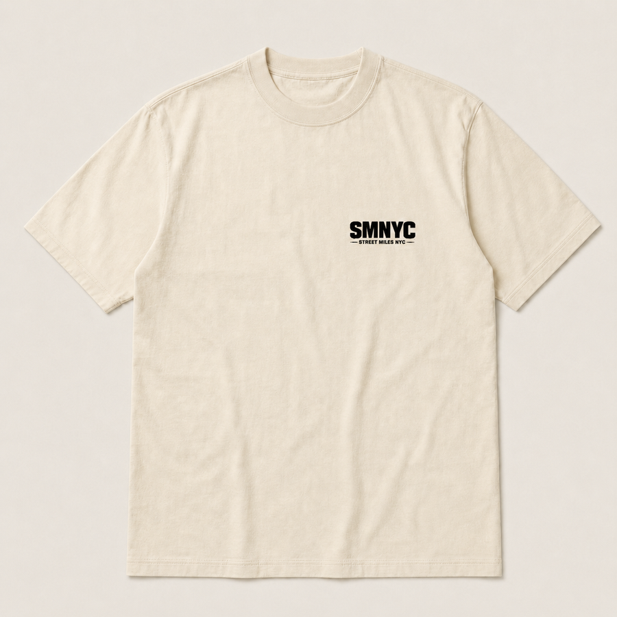 SMNYC FADED BONE HEAVY FADED TEE