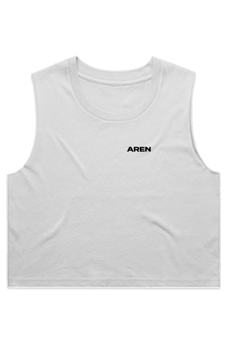 AREN WHITE WO'S CROP TANK