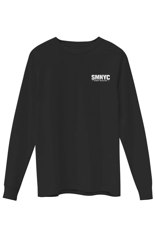 SMNYC BLACK Supima Long Sleeve Tee