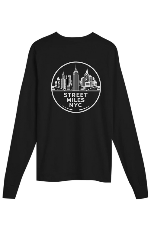 SMNYC BLACK Supima Long Sleeve Tee