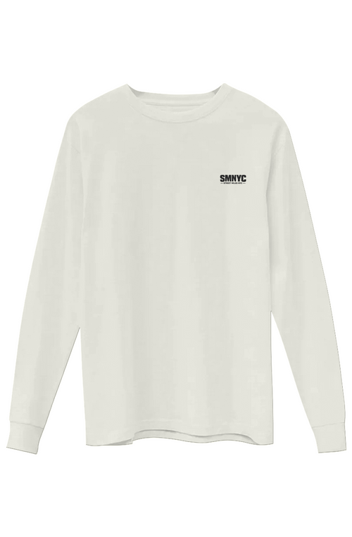 SMNYC NATURAL Supima Long Sleeve Tee