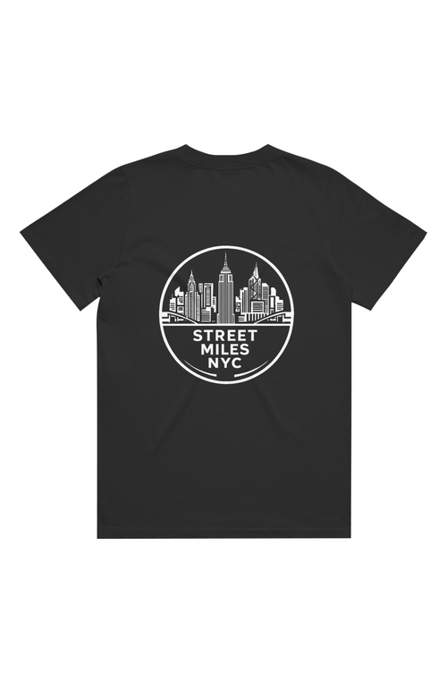 SMNYC FADED BLACK Womens Heavy Faded Tee