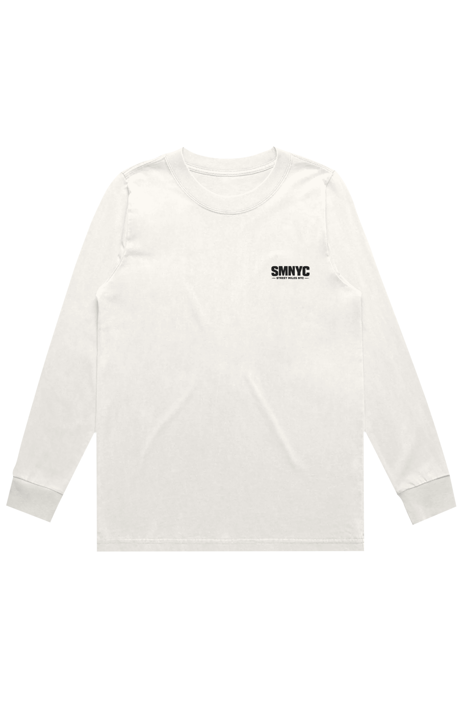 SMNYC FADED BONE Womens Heavy Faded LS Tee