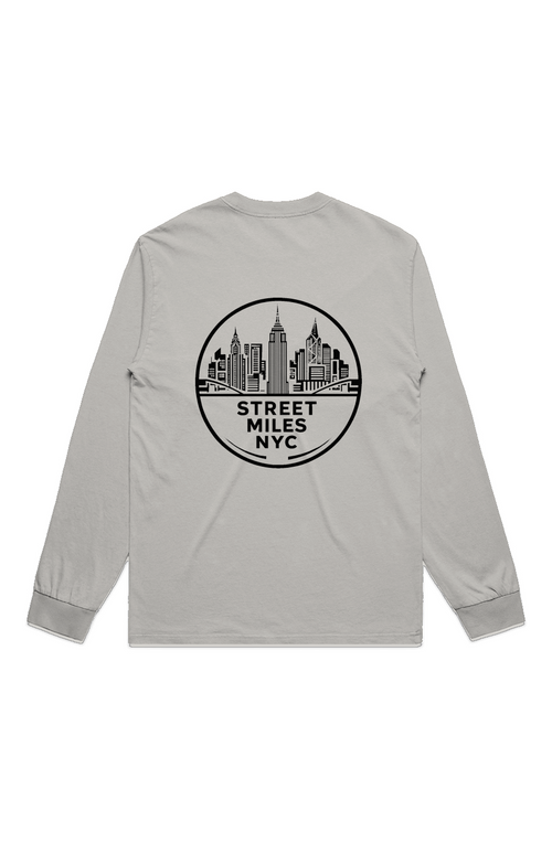 SMNYC FADED BONE HEAVY FADED L/S TEE