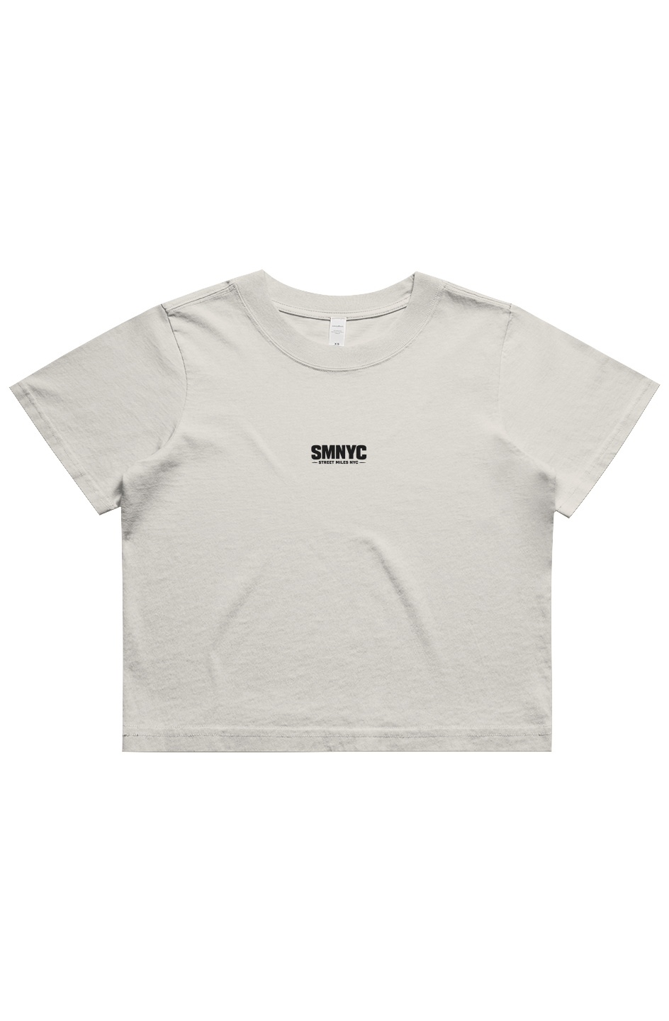SMNYC FADED BONE Heavy Faded Crop Tee