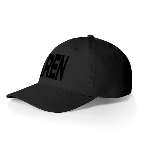 AREN BLACK Adult Bio-Washed Dad Hat