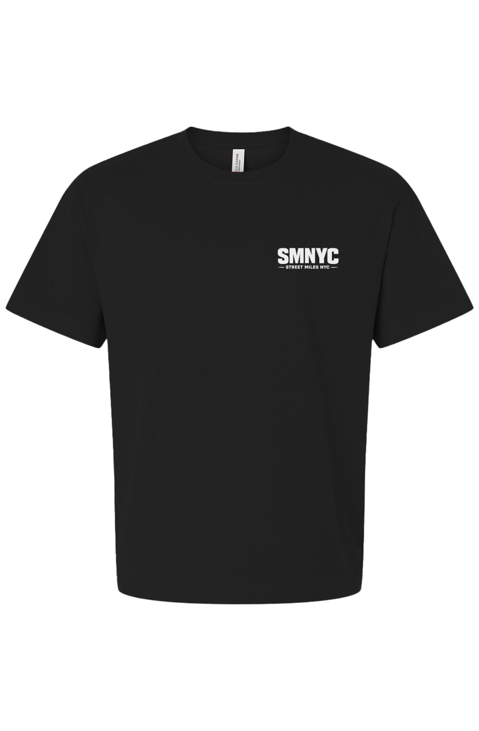 SMNYC Black Boxy Heavy Tee