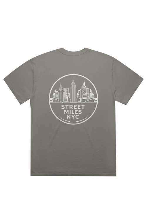 SMNYC Faded Grey Heavy Faded Minus Tee