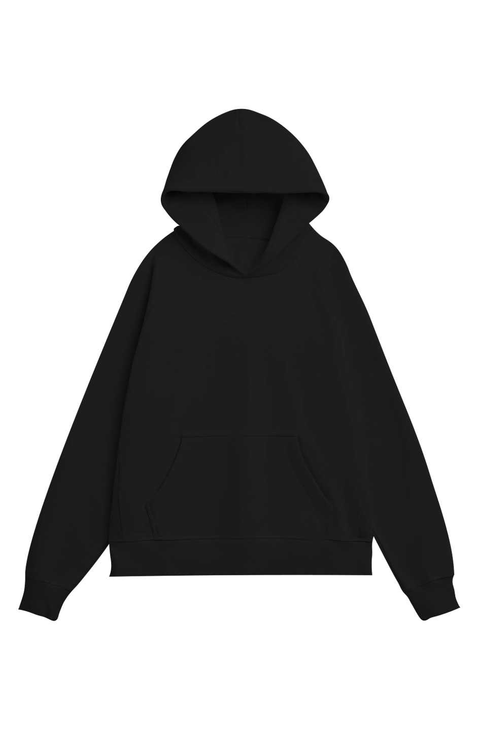 Heavy Black SMNYC Organic French Terry Hood
