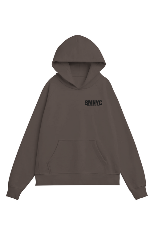 Heavy Espresso SMNYC Organic French Terry Hood