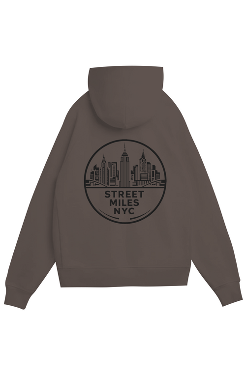 Heavy Espresso SMNYC Organic French Terry Hood