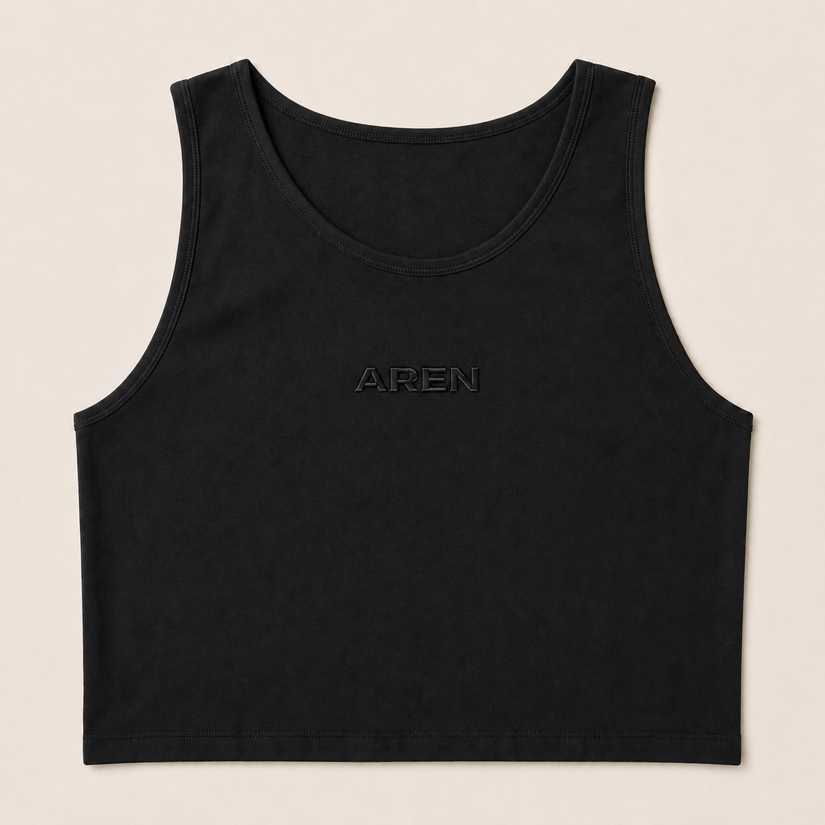 AREN BLACK Crop Tank