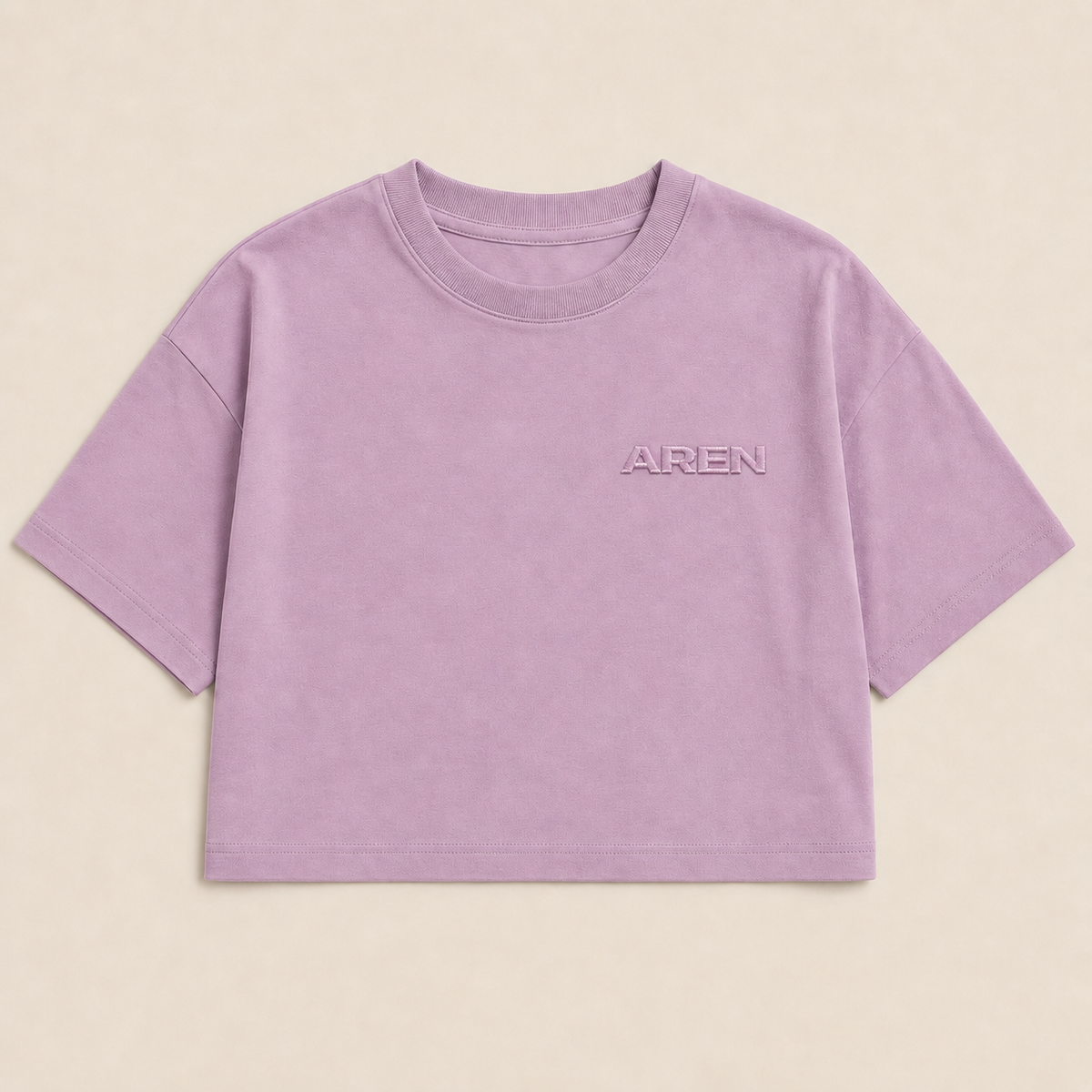 AREN ORCHID Crop Tee