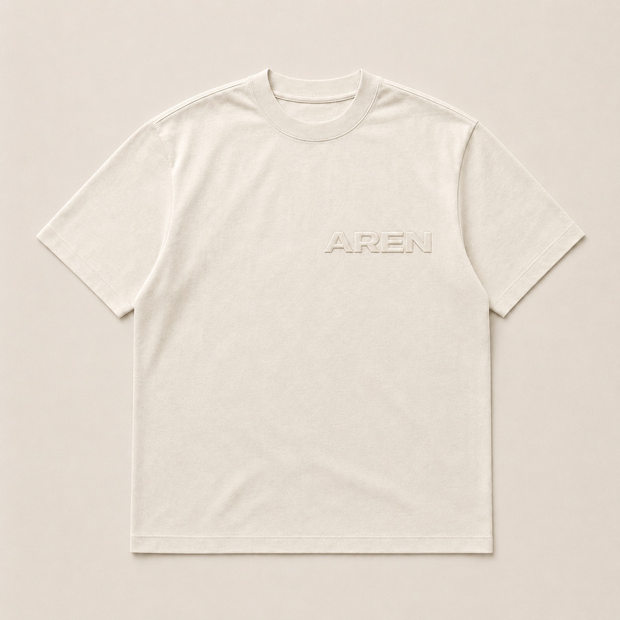 AREN PEARL TONAL Womens Heavyweight Organic Tee