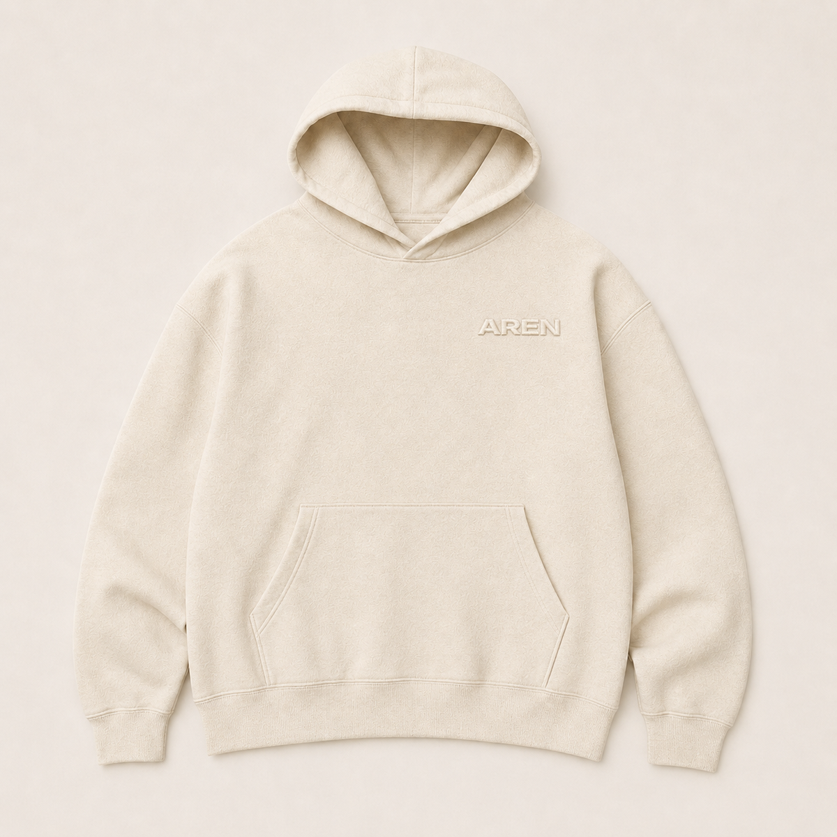 AREN PARCHMENT Heavy Organic French Terry Hood