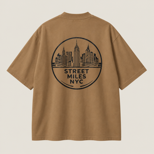 SMNYC LATTE Oversized Heavy Tee